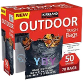 Outdoor Trash Bags 50 GAL 70 Bags